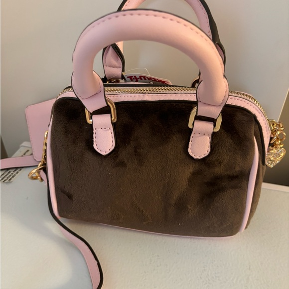 Juicy Couture Classic Scottie Dogs Mini Satchel Bag chocolate - Picture 2 of 2